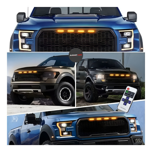 Led Parrilla Ojo De Raptor Universal +control