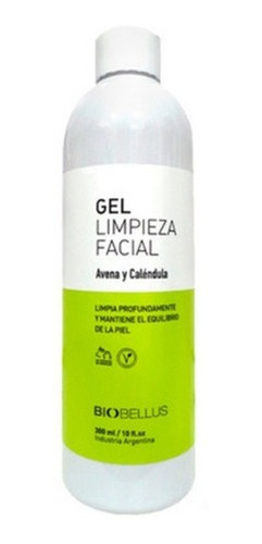 Gel Limpieza Facial Cutis Biobellus Avena Y Calendula 300ml