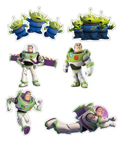 Kit Figuras De Coroplast Personalizado Buzz Lightyear