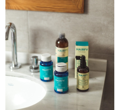 Imagen 6 de 7 de Hairfy - Vitaminas Anti Caída Del Cabello - Biotina Colágeno Niacina Zinc X240