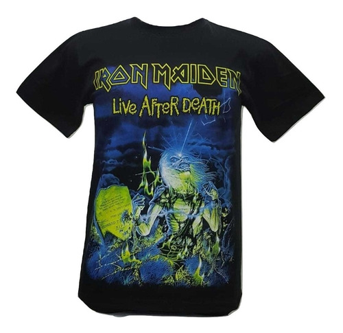 Polera Iron Maiden Live After Death  S A Xl 