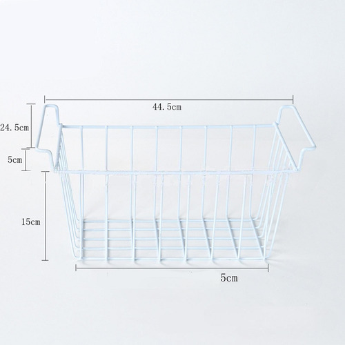2x Cesta De Alambre Para 44,5 Cm X 24,5 Cm X 20 Cm
