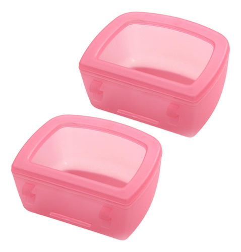 3 X 2pcs Dog Crate Bowls Easy To Mount Pets Carrier Bowl