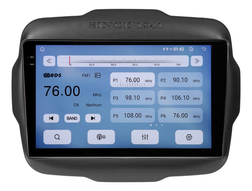 Multimidia Jeep Renegade Android 13 Auto 2gb 64gb Carplay 9p