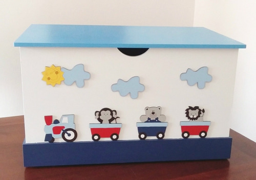 Baúl Para Juguetes 60x40x40cm - Decoración Infantil