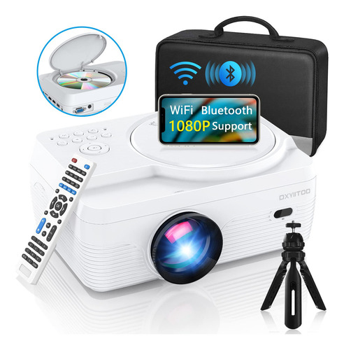 Proyector Full Hd Wifi Bluetooth Reproductor De Dvd