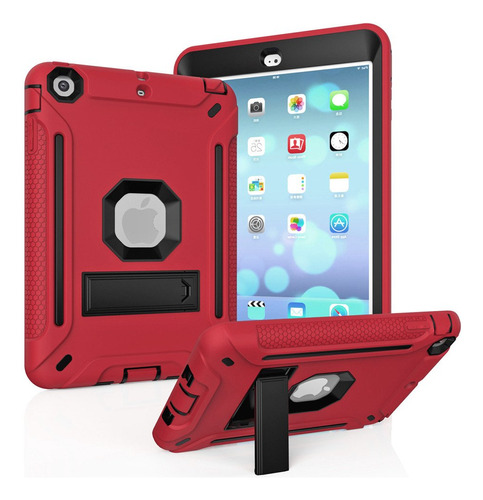 Funda Hibrida Para iPad Mini 1 2 3 Prueba Golpe Silicona Pc