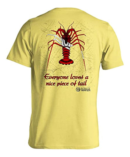 Born Of Waterlobster Scuba Diving T-shirt: Mens Short Sleeve