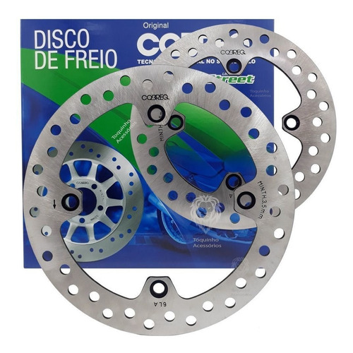 Kit Disco De Freio Dianteiro E Traseiro Xre 300 Cobreq