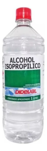 Alcohol Isopropílico 99,7% 1 Litro  Dideval