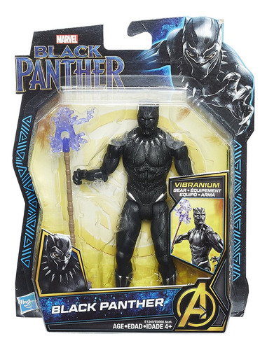 Marvel Negro Pantera 6 Pulgadas Negro Panther