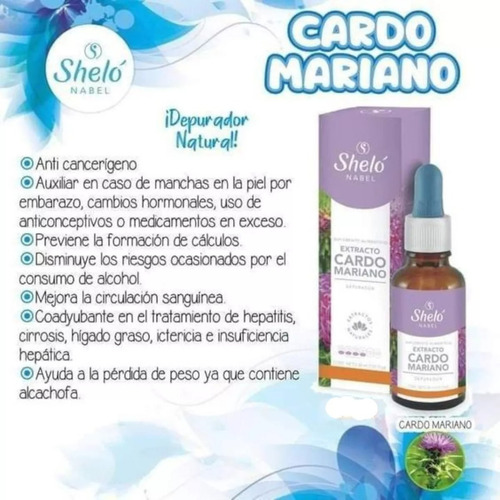Extracto Cardo Mariano Shelo Nabel 2pack Amargo