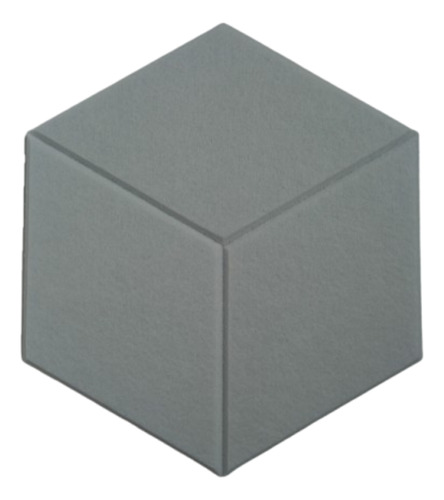 Paneles Fonoabsorbentes De Fibra De Poliéster Autoadhesivo Hexagonal 3 Lineas Blanco