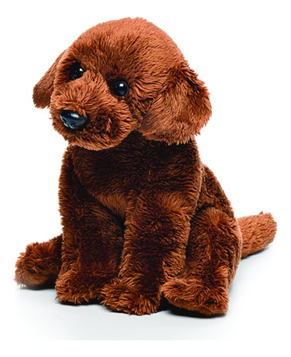 Demdaco Little Chocolate Labrador - Puf De Peluche Para Nino