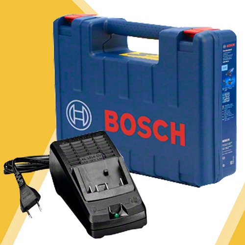 Imagen 4 de 5 de Taladro Percutor Inalambrico Bosch 18v Batería Maletín Carg