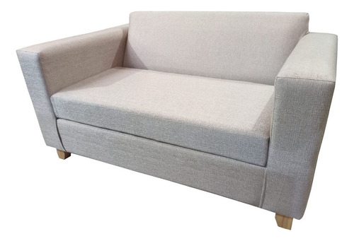 Sillon 2 Cuerpos Cubo Chenille Antidesgarro Asiento Entero