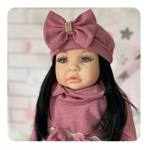 Boneca Bebe Reborn Barata Menina Princesa Enxoval - Chic Outlet - Economize  com estilo!