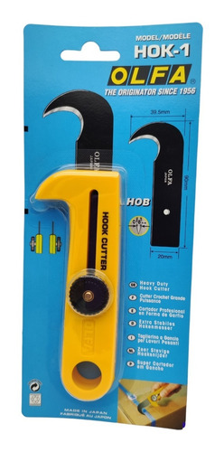 Cutter Cortador Profesional Olfa En Forma De Garfio Hok-1