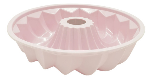 Molde Savarín Silicona Flan Budinera Repostería Carol Hsk Color Rosa Claro