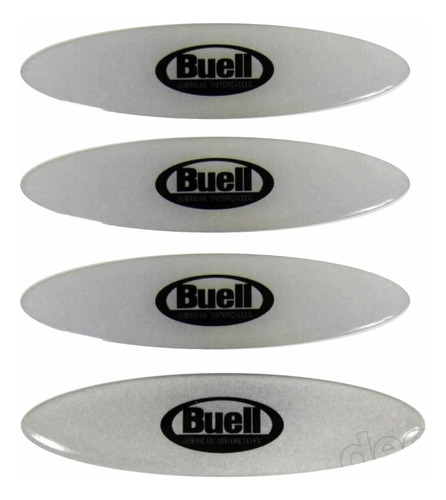 Adesivos Capacete Buell Resinados Refletivo 2,4x10 Cms Rs40