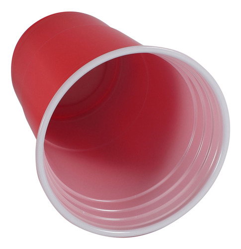 Juego De 50 Vasos De Plástico Desechables De Color Rojo, 50