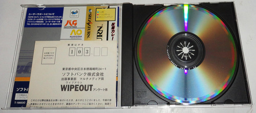 Wipeout Sega Saturn Original Completo Japon - Mg (Usado)