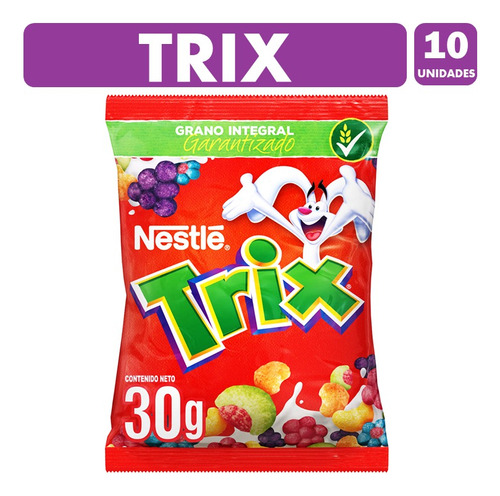 Cereal Trix De Nestle Sabores Frutales (pack Con 10unidades)
