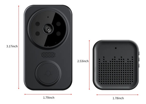 Portero Visor Inalambrico Electrico Wifi Timbre App Exterior