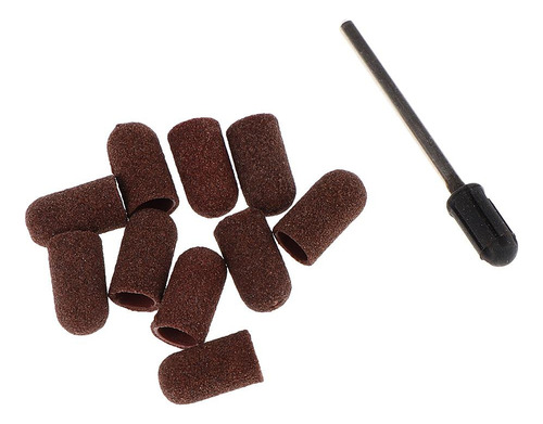 2 X 10pcs Broca Para Uñas Bandas De Lijado Limas De Gel
