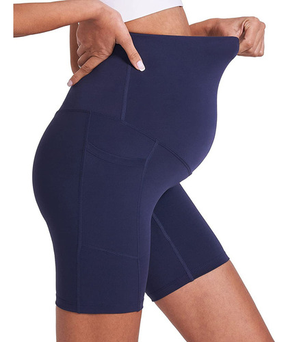 #women's Pantalones Cortos De Maternidad Para Yoga Sobre El