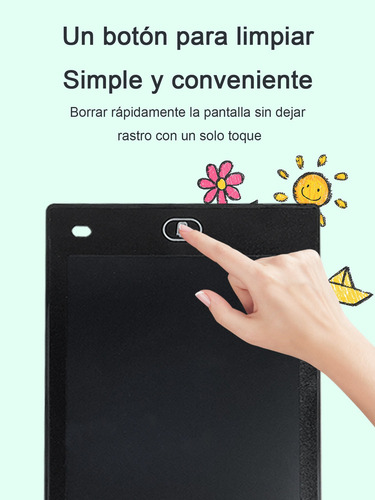 Pizarras Mágicas Lcd Para Niños De 10.1in Multicolor Estilo Aleatorio