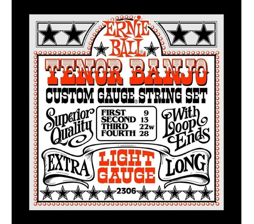 Imagen 2 de 2 de Encordado Cuerda Banjo Ernie Ball 2306 Volkerstore