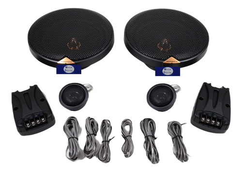 Set De Medios 6.5 Rock Series Rks-n652c 600watts 2 Vias