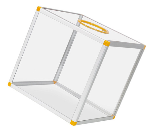 Caja Transparente Para Rifa 25x25x25cm Seis Lados Despejados