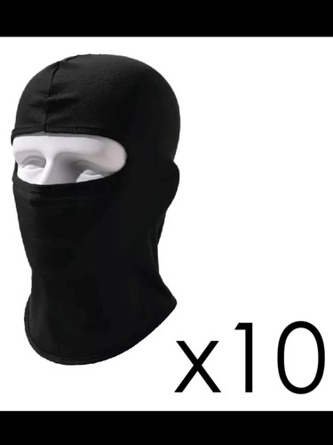 Combo De 10 Balaclavas Táctica Deportivo Upf50+ Moto Ciclist