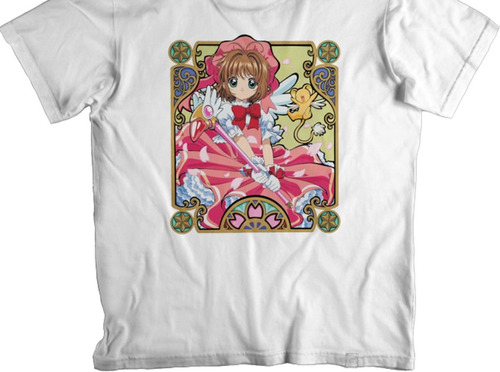 Camisa Poliéster Sakura Card Captors 02 - Série De Mangá