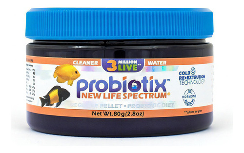 Ração New Life Spectrum Probiotix 80g Regular 1,0-1,5mm