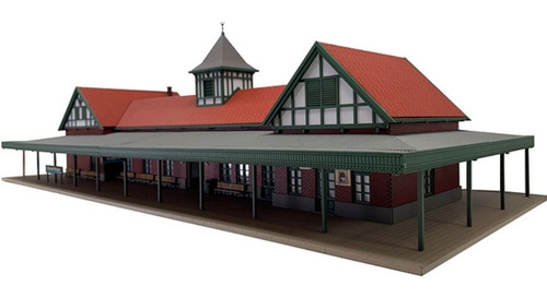 Estación Ho 1/87 Ferromodelismo Villa Del Parque Para Armar