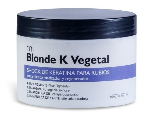 Mi Blonde Keratina Vegetal Riviera 300ml Keratina Matizadora