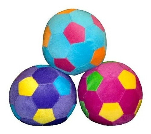 Imagen 2 de 4 de Pelota De Peluche Con Sonajero Para Bebe Phi Phi Toys 2299