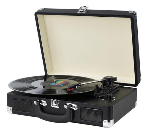 Turntable Porttil Pack: Toca Vinilos Con Estilo Y Calidad