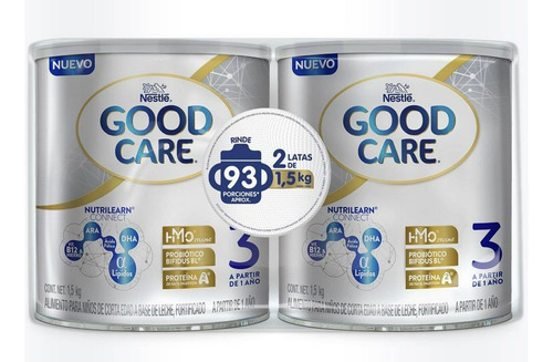 Fórmula Infantil Good Care 2p/1.2k Sabor Vainilla