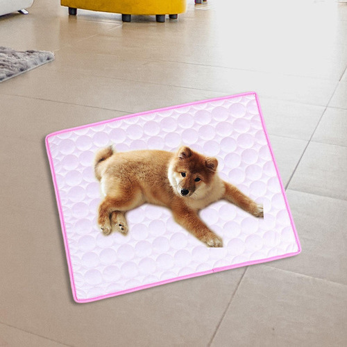 P Alfombrilla De Refrigeración Para Perros Cojín De Rosa M