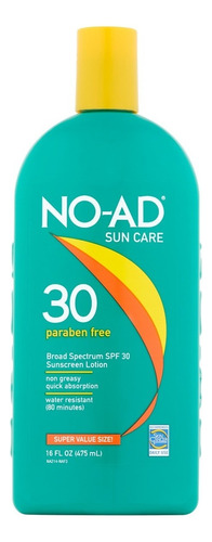 Protector Solar No-ad Factor 30 475 Ml