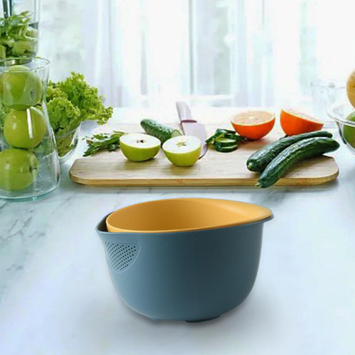 Cesta Para Lavar Verduras, Colador De Alimentos De Doble