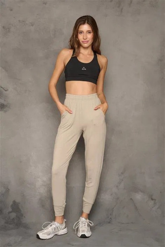Jogging Babucha Bolsillos Deportivo Indumentaria Tiro Alto
