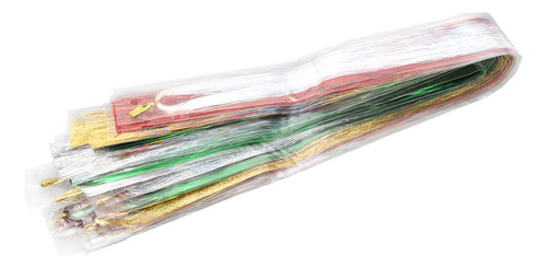 Kit Hair Tinsel Strand, 12 Peças De Extensões Coloridas E Br
