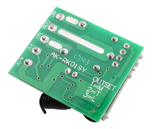 Imagen 4 de 6 de Módulo Rf 1 Relé Inalámbrico Control Remoto 12v 433mhz