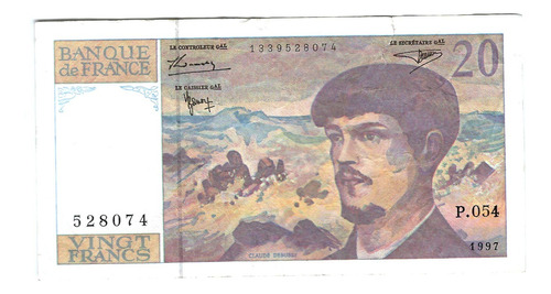 Francia - Billete 20 Francos 1997 - 528074