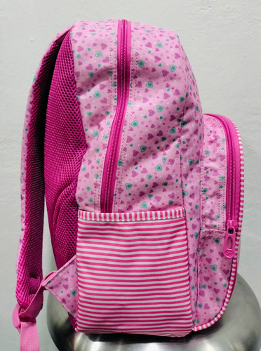 Mochila Nicks Club Original Vera Escolar Excelente Calidad Rosa Unicornio
